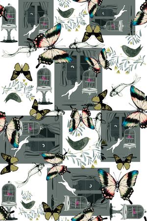 几何印花华亿平台图片