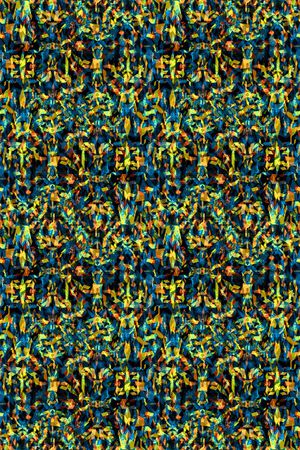 不规则几何印花华亿平台图片