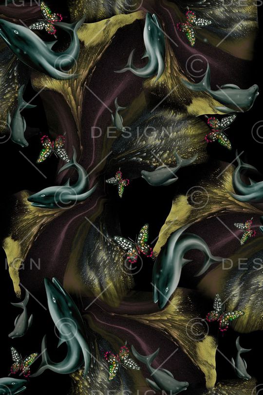 抽象肌理印花华亿平台图片