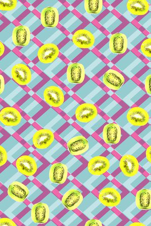 几何图案印花华亿平台图片