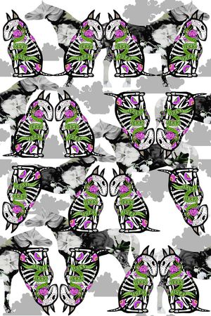 时尚水彩印花印花华亿平台图片