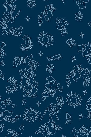 不规则几何印花华亿平台图片