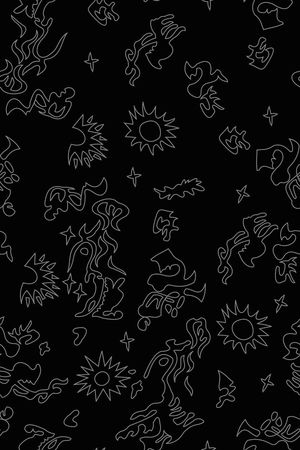 不规则几何印花华亿平台图片