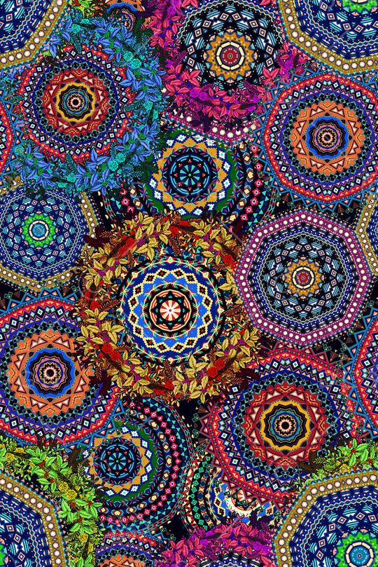 民族风印花华亿平台图片