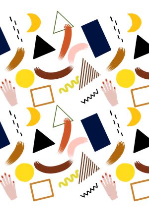 小方块印花华亿平台图片