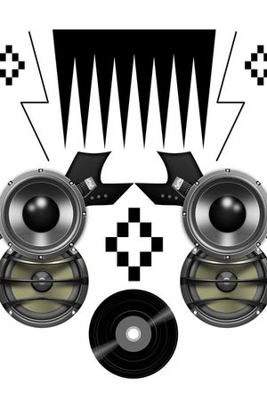 音乐符号印花华亿平台图片