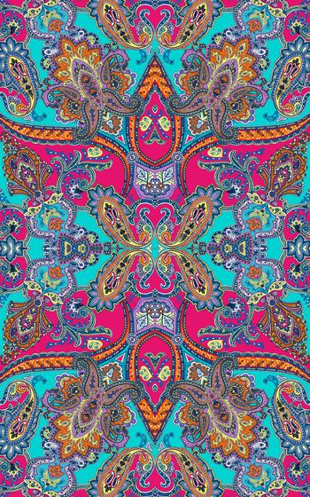 民族风情印花华亿平台图片