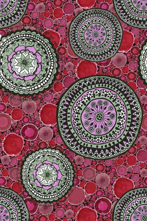 民族风印花华亿平台图片