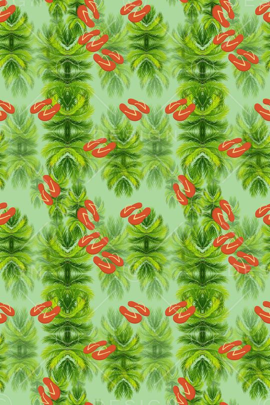 热带海滨度假印花华亿平台图片