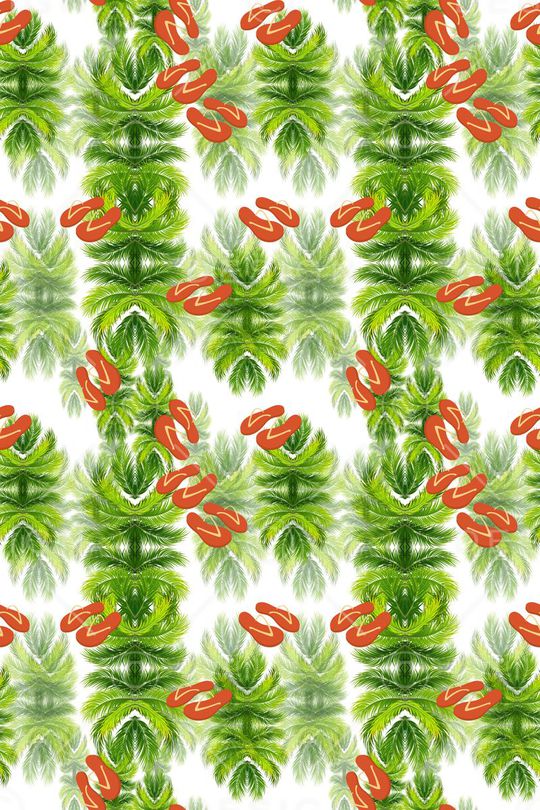 热带海滨度假印花华亿平台图片