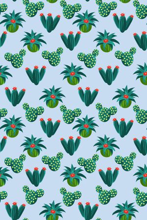 热带植物印花华亿平台图片