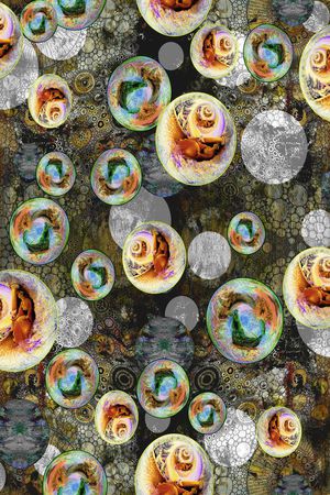 梦幻气泡印花华亿平台图片