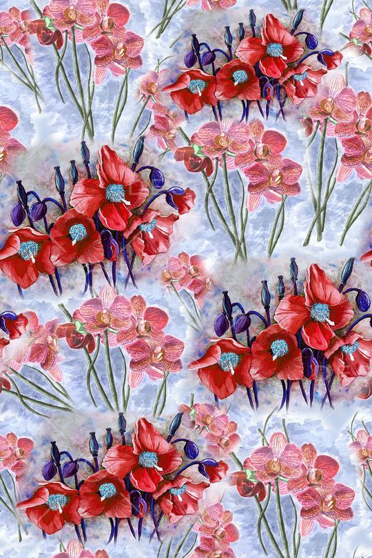 面料花印花华亿平台图片