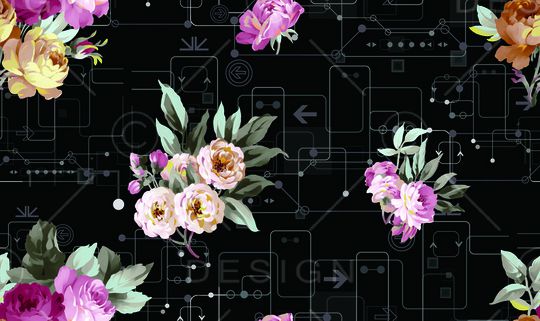 2017年女装新几何印花华亿平台图片