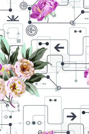 2017年女装新几何印花华亿平台图片