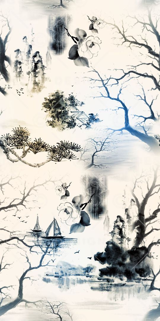 山水印花华亿平台图片