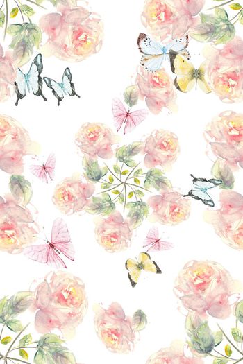 清新花卉印花华亿平台图片