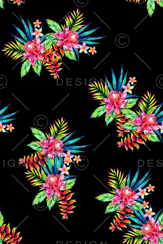 阔叶印花华亿平台图片