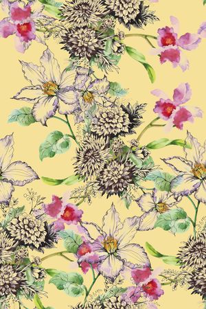 手绘印花华亿平台图片