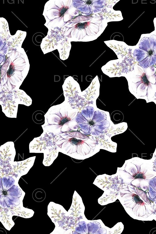 淡雅印花华亿平台图片