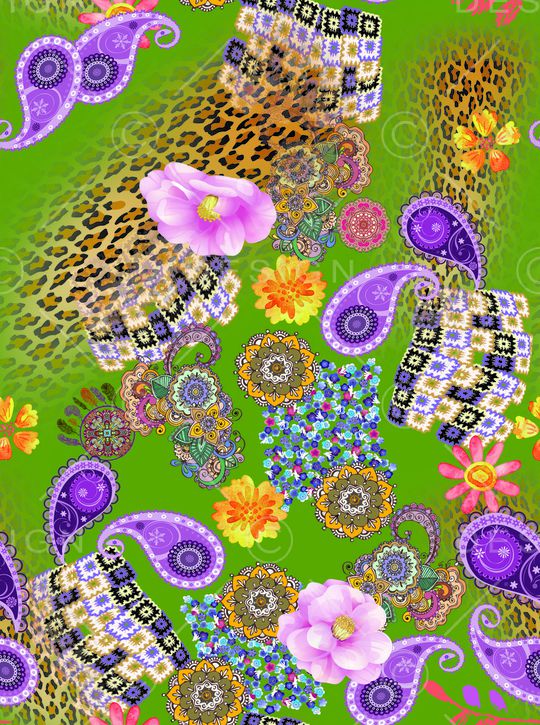 莫妮卡-女装华亿平台印花华亿平台图片