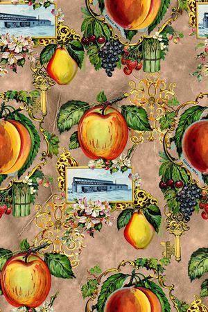 水果印花华亿平台图片