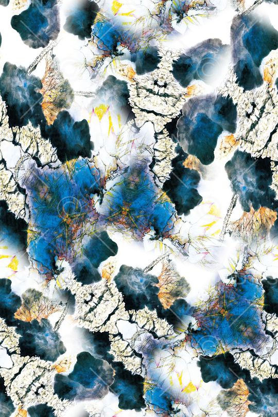 中国风印花华亿平台图片