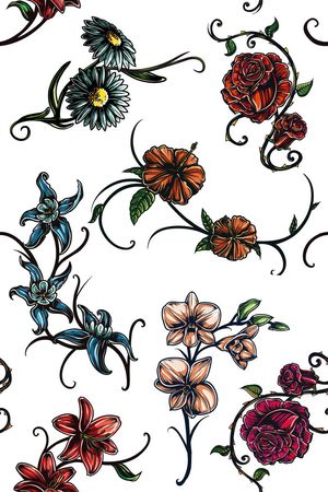 乱花印花华亿平台图片