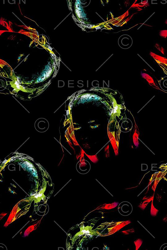 时尚潮流男装满版印花印花华亿平台图片