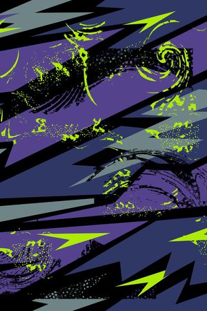 不规则几何印花华亿平台图片