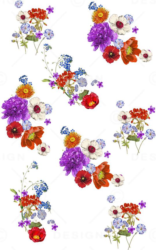 花朵印花华亿平台图片