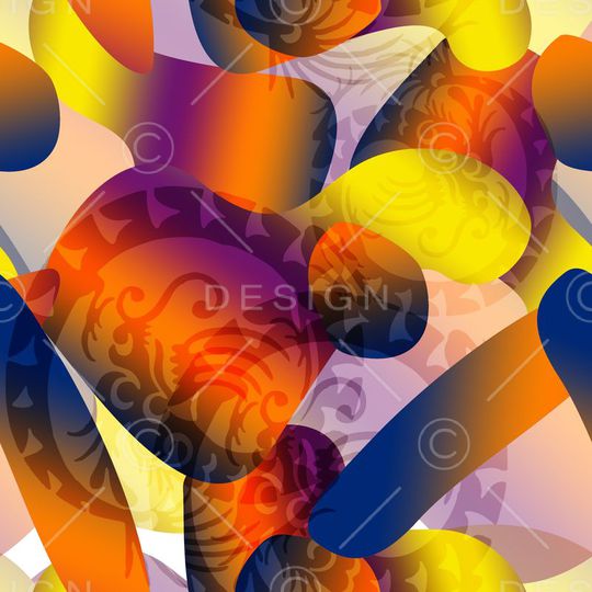 中国风印花华亿平台图片