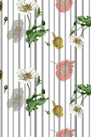 条纹印花华亿平台图片