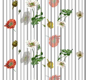 条纹印花华亿平台图片