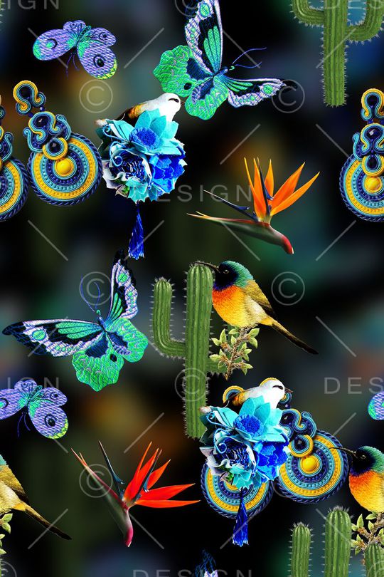 时尚女装印花华亿平台图片