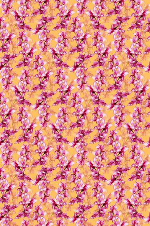 热带植物印花华亿平台图片