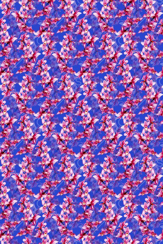 热带植物印花华亿平台图片