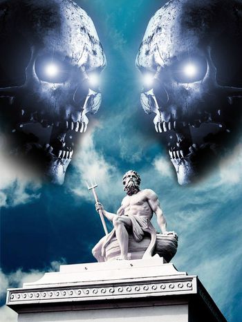 骷髅印花华亿平台图片