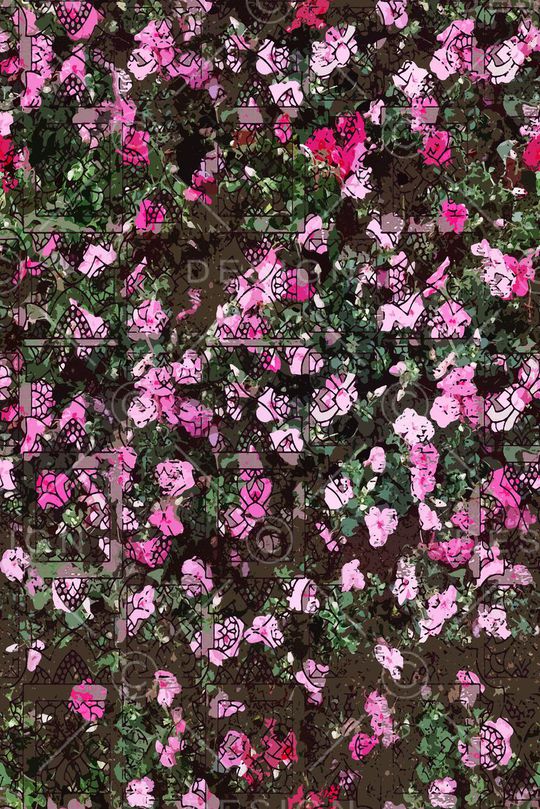 青舞-花卉印花华亿平台图片