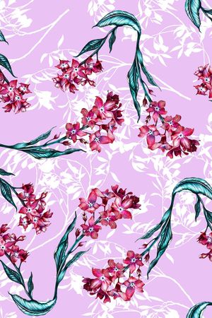 植物花卉印花华亿平台图片