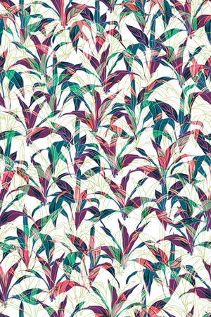 淡雅印花华亿平台图片