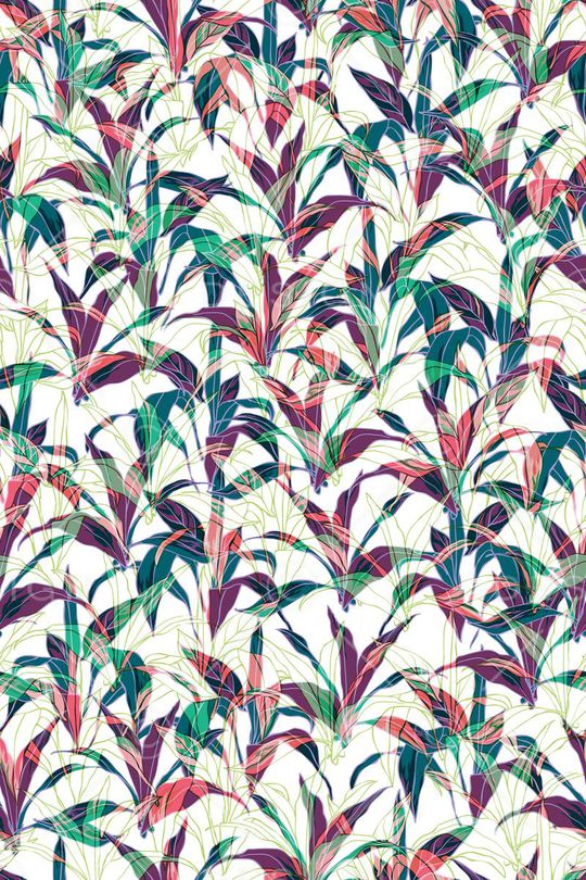 淡雅印花华亿平台图片