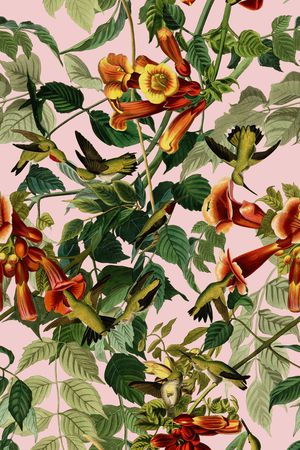 小鸟印花华亿平台图片