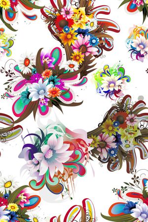 乱花印花华亿平台图片