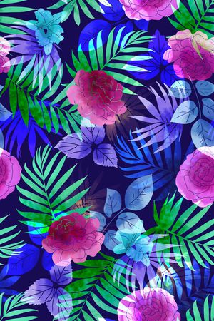 植物印花华亿平台图片