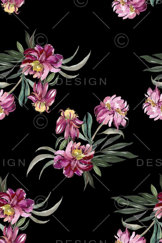 手绘印花华亿平台图片