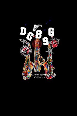 最新DG萨克斯印花华亿平台图片