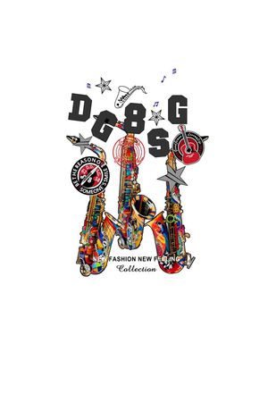 最新DG萨克斯印花华亿平台图片