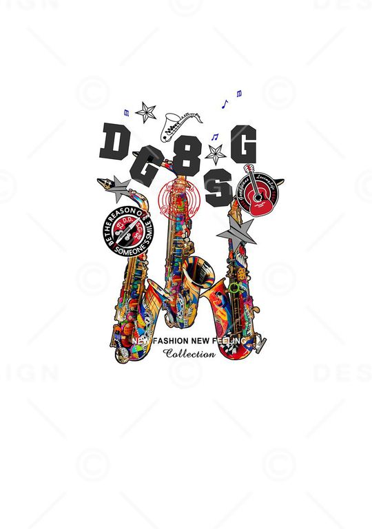 最新DG萨克斯印花华亿平台图片