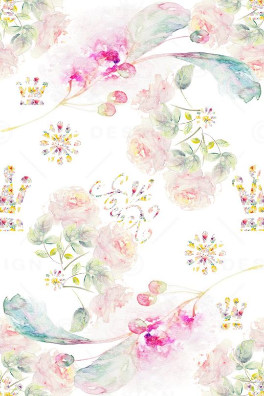 清新花卉印花华亿平台图片